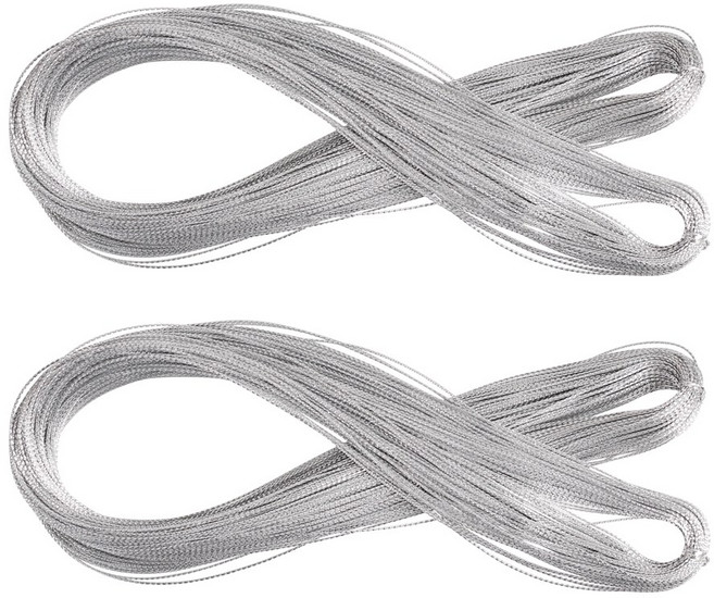 [모핸] 금색줄 은색줄, 2개, 은색