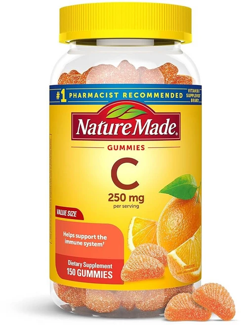 네이처메이드 비타민 C 250mg 이뮨 구미젤리, 1개, 150정 - 쿠팡
