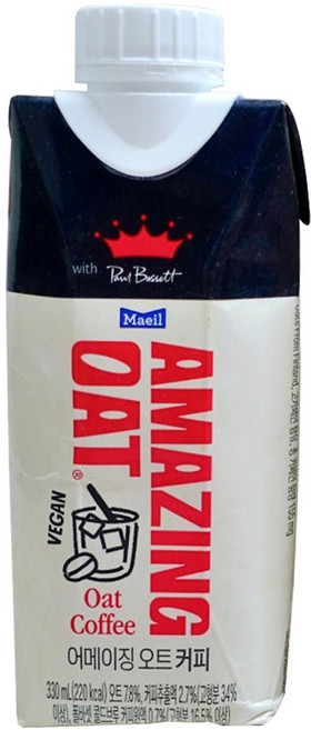 [매일] 어메이징 오트 커피 330ml, 6개