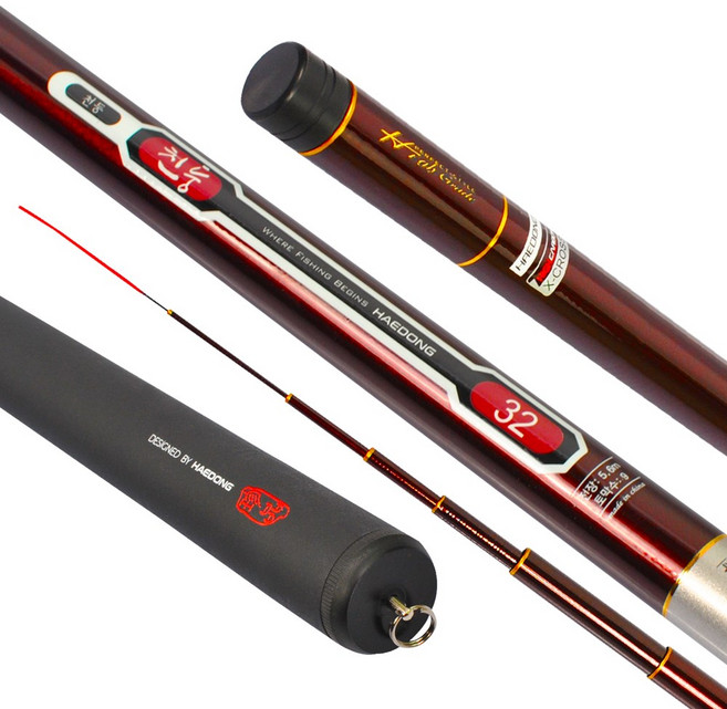 민물낚시대 해동 천둥 붕어 잉어 향어 민대 20칸, 단품