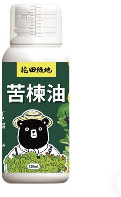 花田綠地 苦楝油 高水溶性植物萃取 附量杯 適用介殼蟲蚜蟲粉蝨 120毫升, 1件, 120L