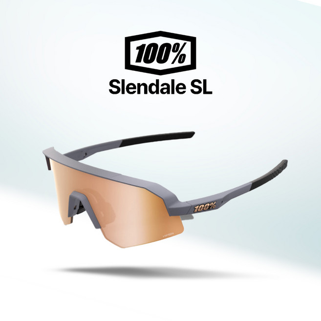 100% 고글 슬렌데일SL 자전거 야구 골프 스포츠 선글라스 100퍼센트 100프로(65), 04. 소프트택트그레이/하이퍼카퍼미러(04), 1개