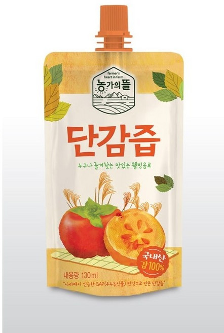 농가의 뜰 단감즙 130ml, 1