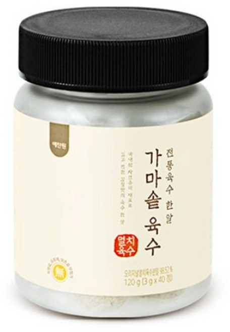 예찬원 가마솥육수 멸치육수 한알, 120g, 7개