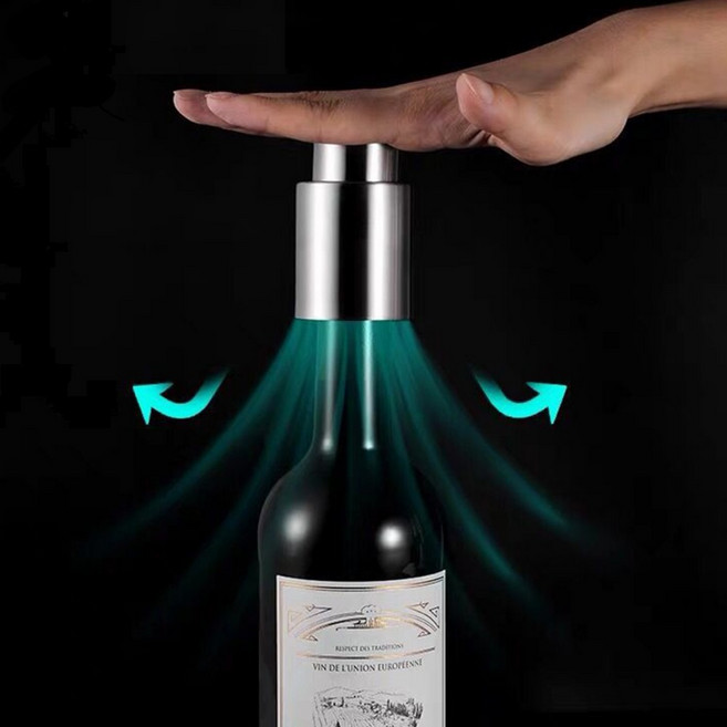 와인리푸어 스텐 고급 진공마개 와인 최적 보관, 1개