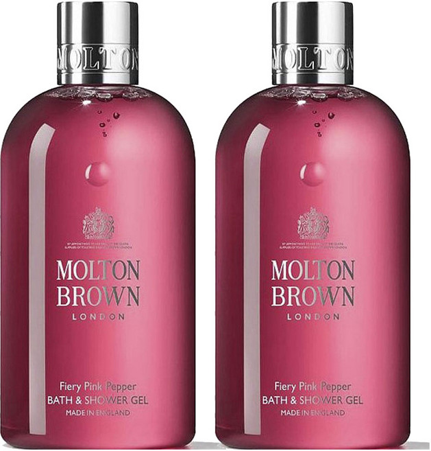 몰튼브라운 파이어리 핑크 앤 배스 샤워젤, 2개, 300ml