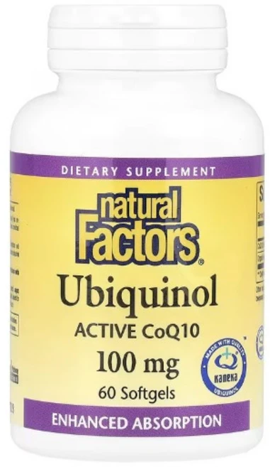 내추럴 팩터스 유비퀴놀 100mg, 60정, 1개 - 쿠팡