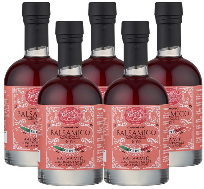 로베르토 발사믹 식초 로제, 250ml, 5개