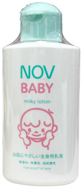 NOV 貝比溫和乳液 嬰兒全身用保濕, 1個
