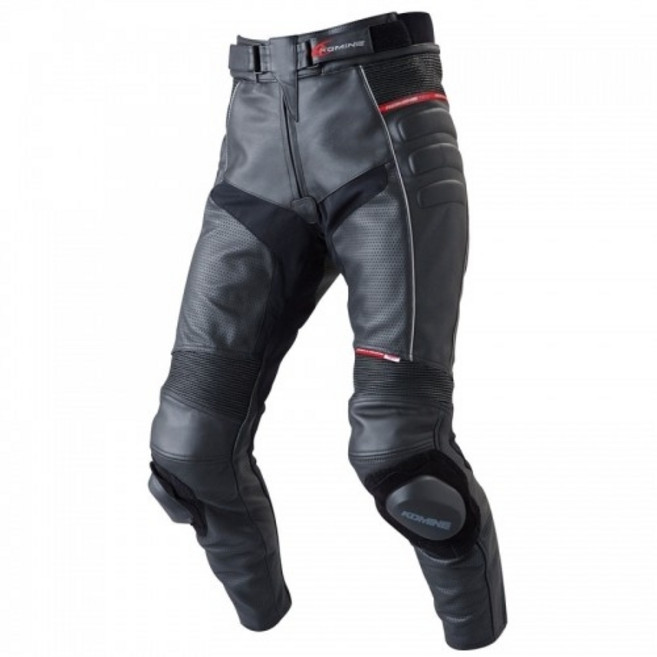 코미네 타공 가죽 팬츠 PK-780 LEATHER PANTS #BLACK, BLACK XL
