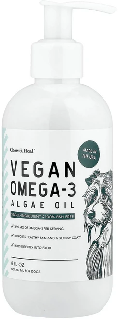 츄앤힐 비건 오메가3 해조류오일 강아지용 237ml CNH-71249 - 쿠팡