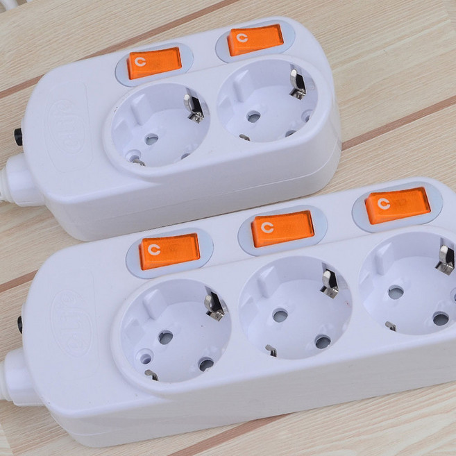 멀티탭 2구 3구 접지멀티탭 전기멀티탭 안전한멀티탭, 2구 2.5M, 1개, 2구 2.5M