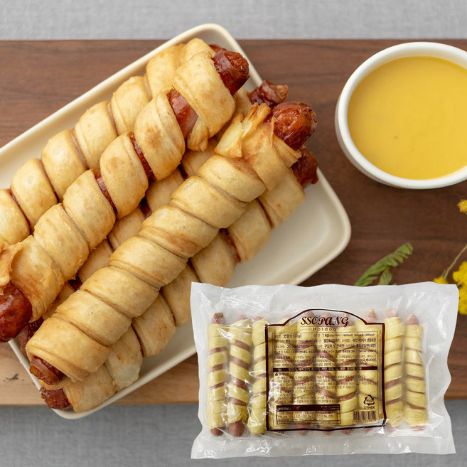 푸드드림 쏘팡 핫도그 회오리100gx10개입 1kg, 100g, 10개