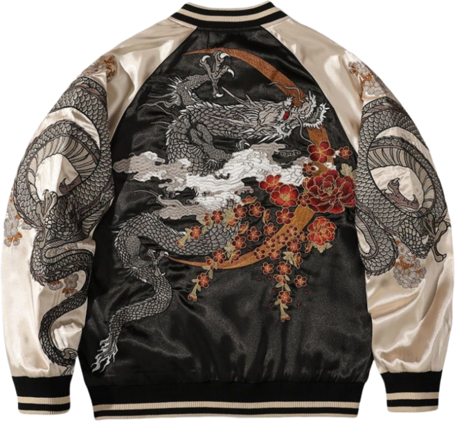 스타디움자켓 용자수 드레곤 스카잔 점퍼 봄 가을