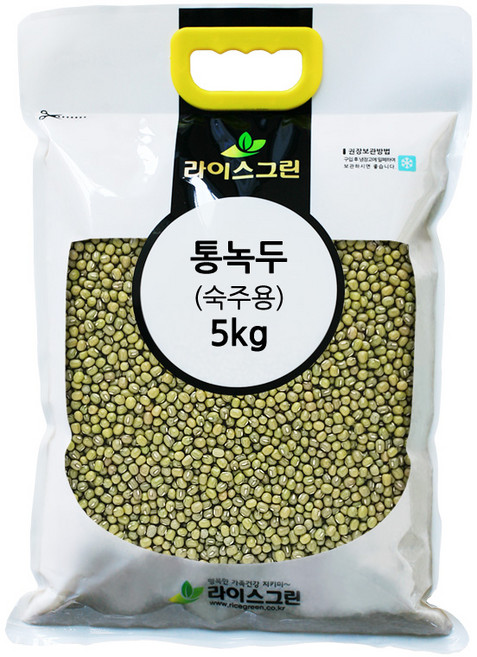 라이스그린 통녹두 (숙주용) 5kg 페루산, 1개