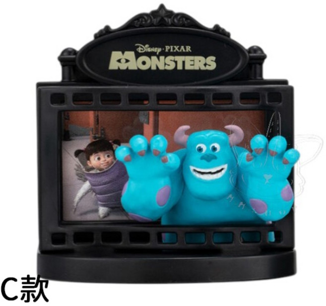 【M.M小舖】『現貨』 BANDAI 轉蛋 扭蛋 電影場景劇院P2 皮克斯篇 2 皮克斯 毛怪 公仔 全3款, 1個, C款/怪獸電力公司1G330