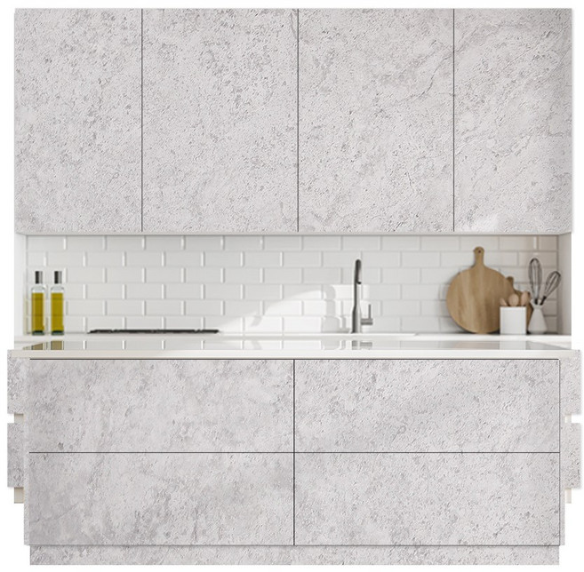 퀸하우징 인테리어필름 싱크대 가구 책상 리폼 시트지, 31. GTQ501 라이트 그레이 스톤