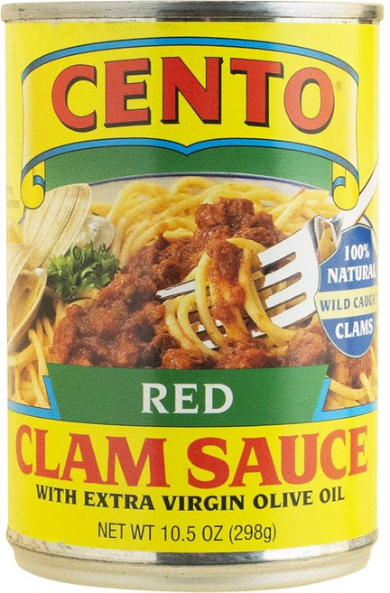 센토 레드 클램 소스 10.5온스 캔 12개들이, Red Clam Sauce, 10.5 Ounce (Pack of 12)