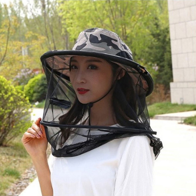 양봉모자 벌모자 벌초 벌망 낚시모자, 모자, 1개