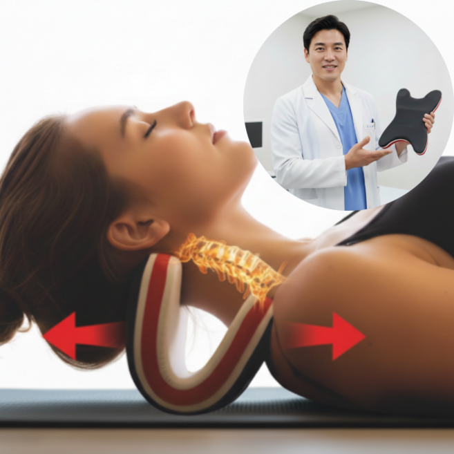 넥스루 강도조절 경추 목 스트레칭 스트레처, 1개