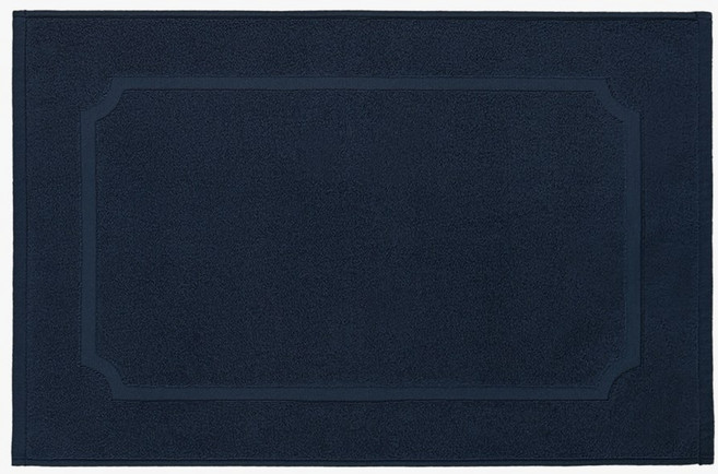 테리파머 1+1 모던스퀘어 면규조토 2장 호텔발매트 욕실발매트 주방발매트 현관발매트 거실매트 주방매트 규조토 면발매트 매트, 네이비 1장+네이비 1장