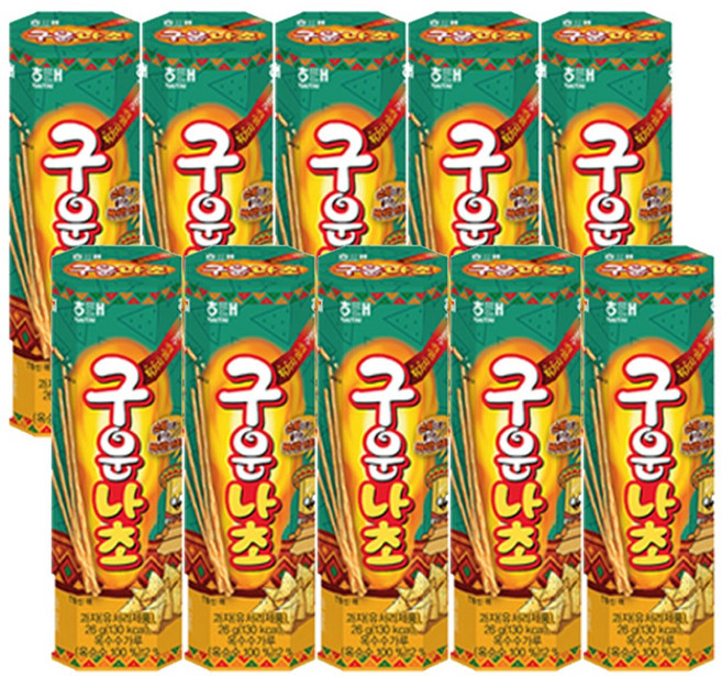 해태 구운나초, 10개, 26g