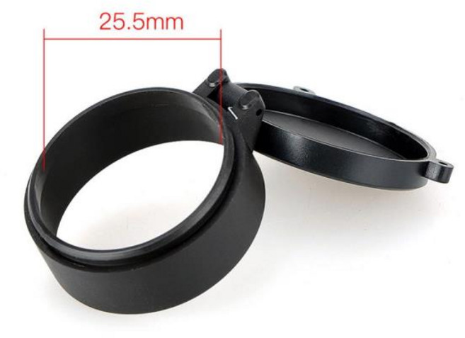 렌즈 커버 캡 스코프 플립 용수철 먼지 구경 사냥 액세서리 28mm 64mm, [09] 51mm, 12 51mm