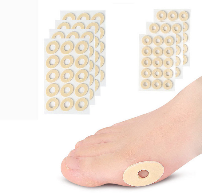 미즈코스 15p+15p 발보호 패치 굳은살 방지 물집 보호 밴드, 1세트, 원형+사선원형-대