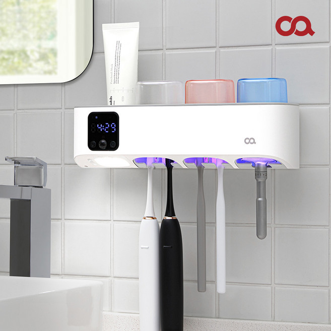 오아 클린이퓨어C 대용량 유선 무선 겸용 UV C LED 살균 칫솔 건조기