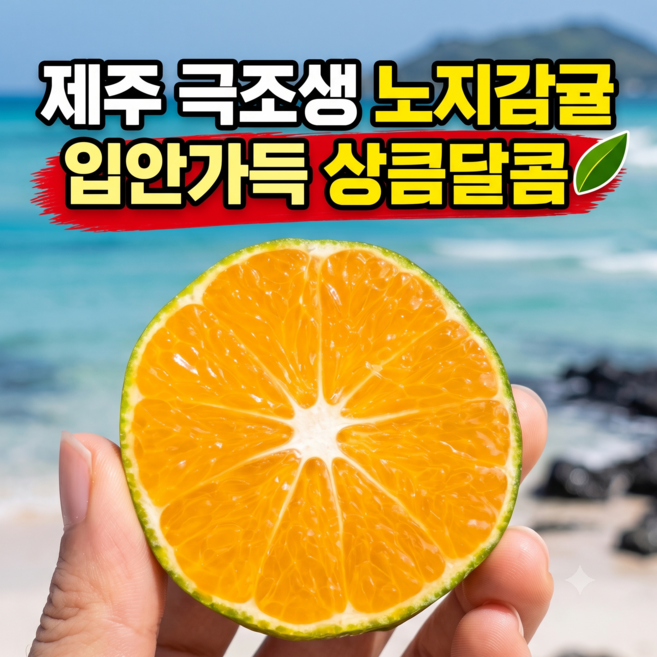 [프레시밭] 제주 극조생 노지 감귤 소과, 1박스, 소과 5kg