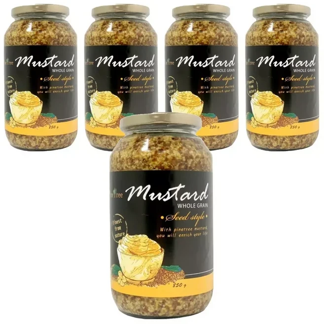 파인트리 홀그레인 머스터드 850g 5개, 1개
