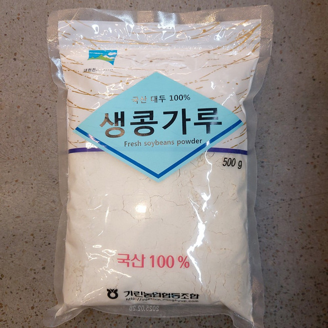 기린농협 강원도 인제 내린천 생콩가루 국산콩가루 날콩가루, 1개, 350g