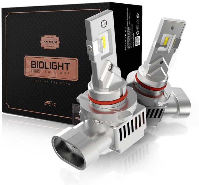 바이오라이트 HB3 LED 전조등 자동차 헤드라이트 바이펑션 2면 합법 프로젝션 튜닝인증부품 1세트, 9005, 2개