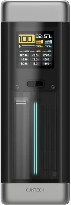 CUKTECH NO.20 파워 뱅크 25000mAh P23 210W 출력 3포트 휴대용 충전기 USB C 맥북 샤오미 ZMI 캠핑용, 01 Gray