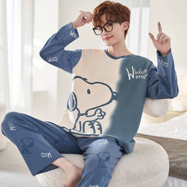 잠옷 실내복 여성실내복세트 커플 홈웨어