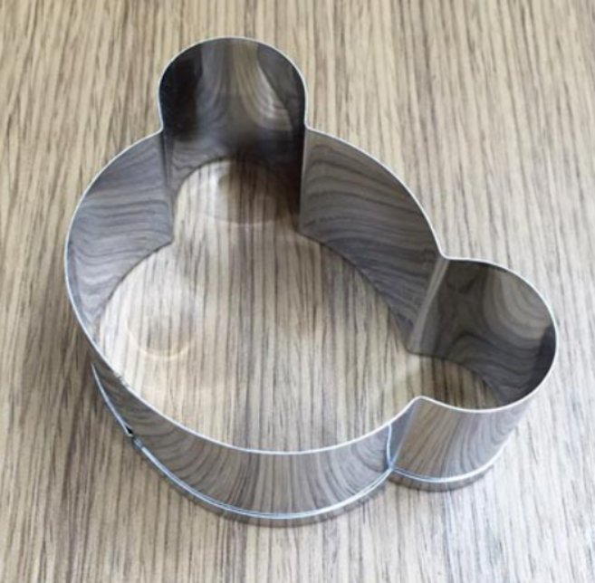 쿠키커터(곰얼굴) 1개/78x52mm/쿠키틀/모양틀, 1개