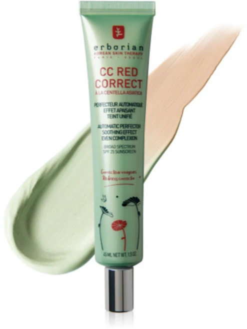 에르보리앙 레드 코렉트 씨씨크림 SPF25, 45ml, 1개 - 쿠팡