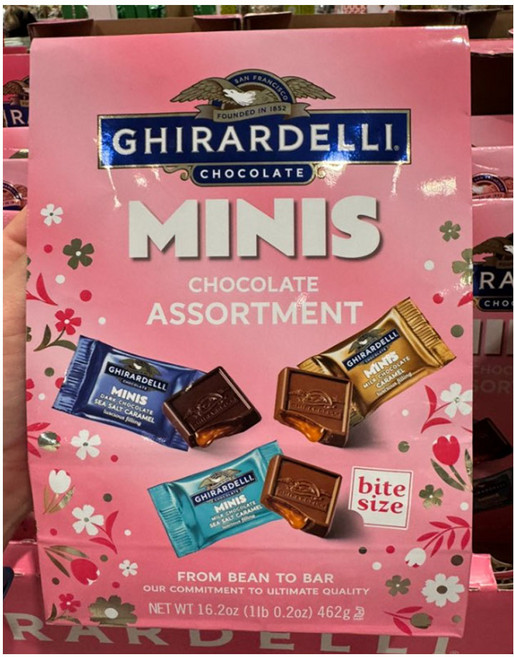 GHIRARDELLI 기라델리 미니 어쏘트먼트 초콜릿, 1개, 462g