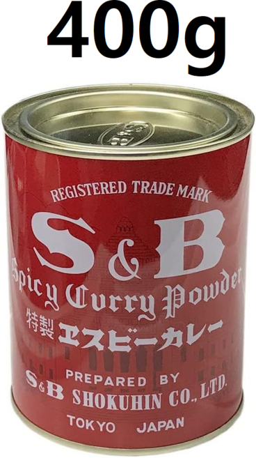 에스비식품 업소용 붉은 캔 카레 가루 400g, 1개, 1개