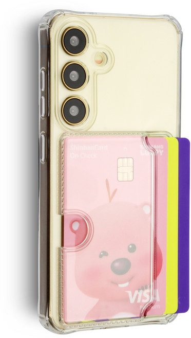 아이수트 카메라 보호 사이드 카드 3장 포켓 디펜더 클리어 범퍼 휴대폰 케이스