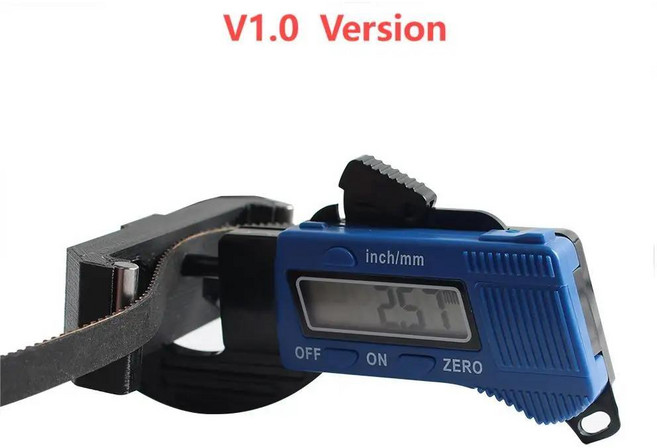 벨트 탄성 장력계 동기 벨트 장력 게이지 테스터 Voron VZBOT 3D Pritner 액세서리 감지 측정, 01 V1.0 Verison, 01 without battery, 1) without battery - V1.0 vers