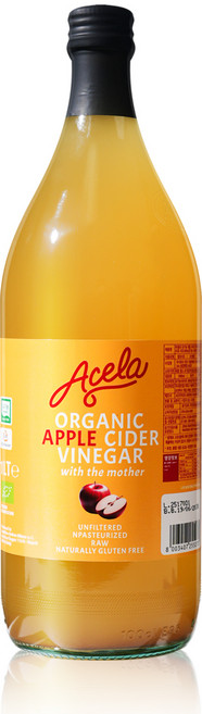 아셀라 유기농 사과식초 이탈리아 천연발효 프리미엄 유기농식초, 1개, 1L
