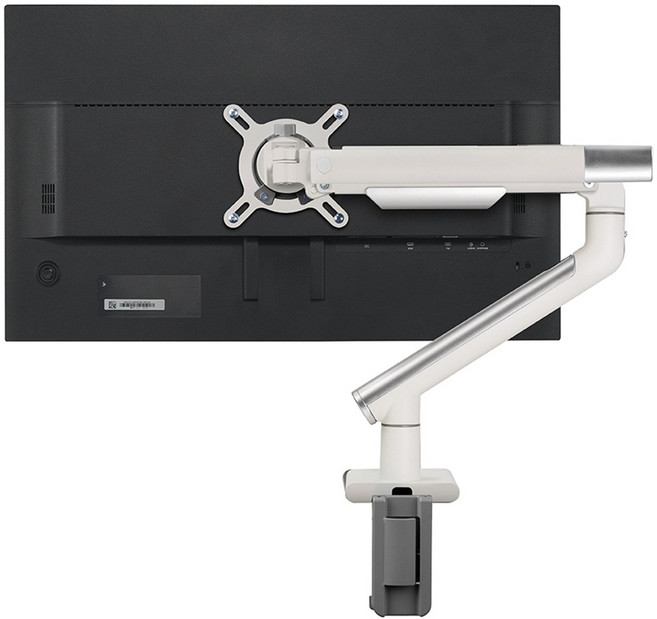 카멜 이지밸런스 싱글 모니터암 거치대, 화이트, 1개