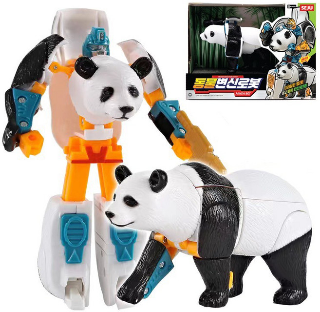 동물 변신 로봇 6종 변신합체, 3.팬더, 1개