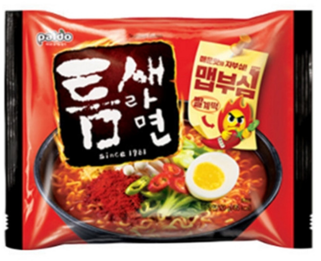 팔도 틈새라면 빨계떡, 15개