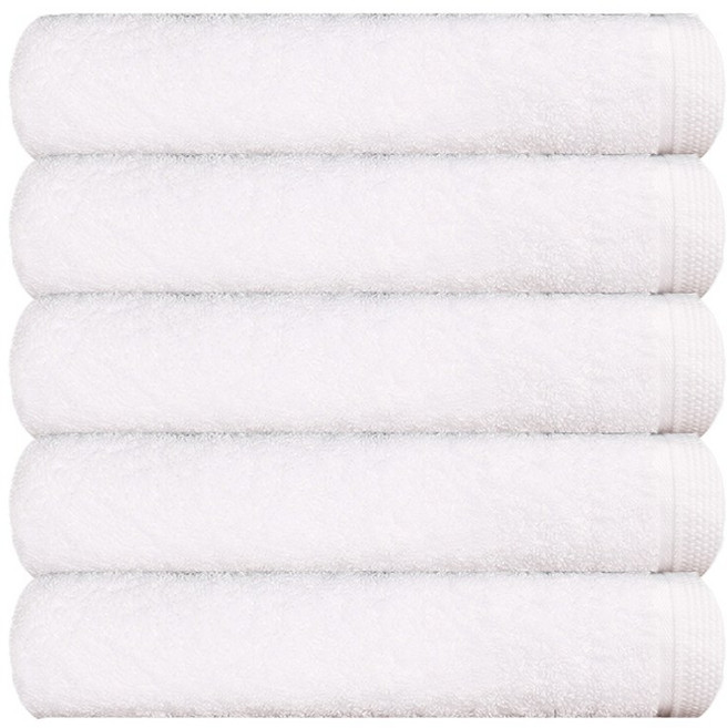 송월타올 200g 40수 케이즈 5매, 5개, 백색