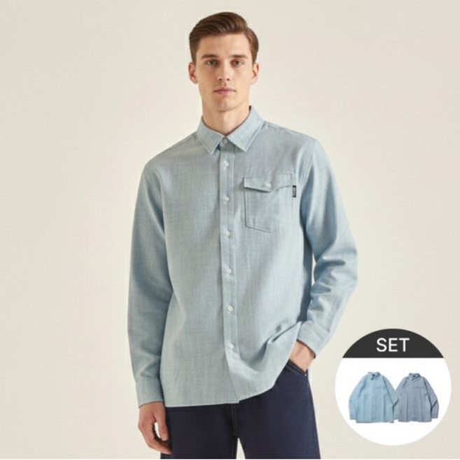 에드윈 남성 TR 스판 베이직 셔츠