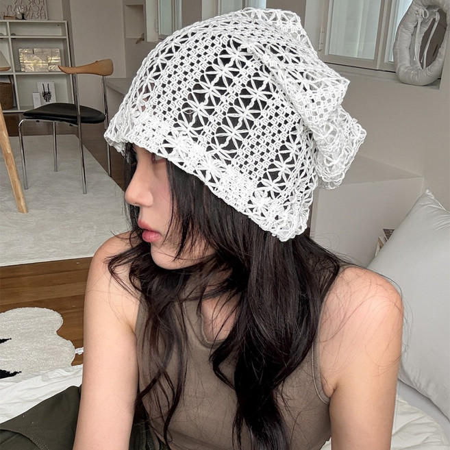 블루씨티 쿠앤티 그물 네트 봄 여름 비니 모자