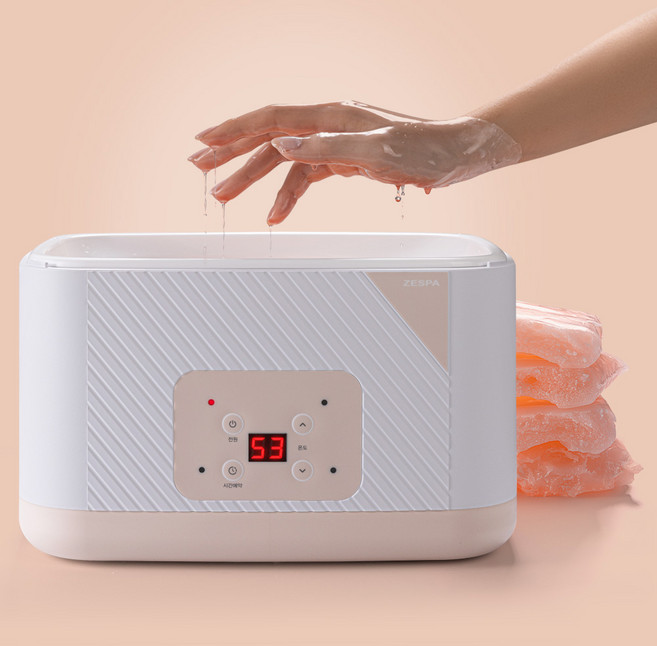 [10년 무상 A/S] 제스파 파라핀 리클 파라핀베스 가정용 의료기기 인증 파라핀 왁스 손발 보온 커버 + 보온비닐 증정 [왁스 4개 추가증정], ZPM305/핑크+ZP509P