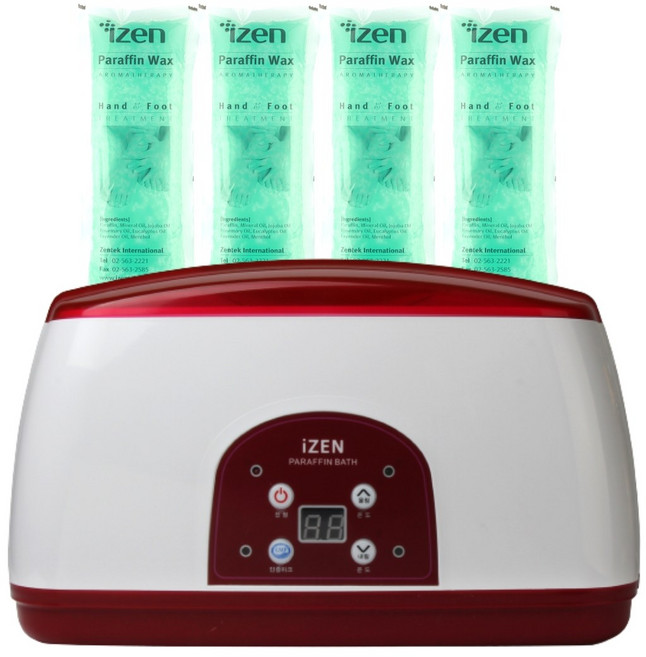 [평생A/S+사은품 : 마사지크림] 국산 BDM 파라핀 손 치료기 추천 + 파라핀왁스 4개 파라핀베스 욕조 용해기 기계 병원용 의료용 의료기 가정용 통증 완화, 1개